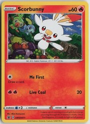 Scorbunny SWSH071 Sword & Shield Promo Cosmos Holo