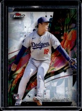 2024 Topps Finest Yoshinobu Yamamoto RC Refractor Rookie Common #50 Dodgers