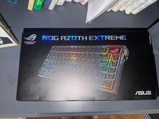 ASUS ROG Azoth Extreme Gaming Keyboard RGB OLED Hot-Swappable Wireless Black