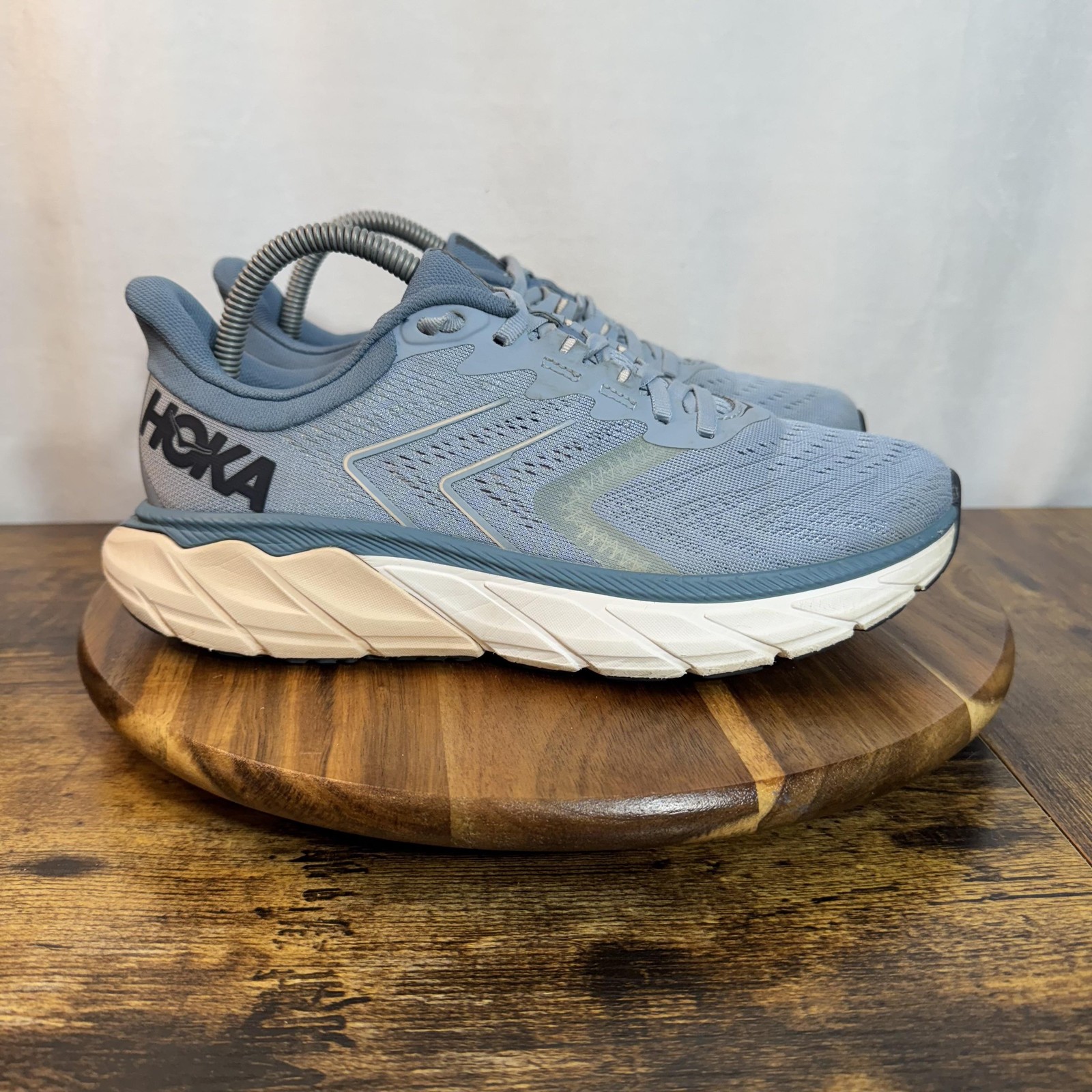 HOKA ONE ONE Shoes Womens Size 9 Blue Arahi 5 Running Sneakers 1115012 BFPB