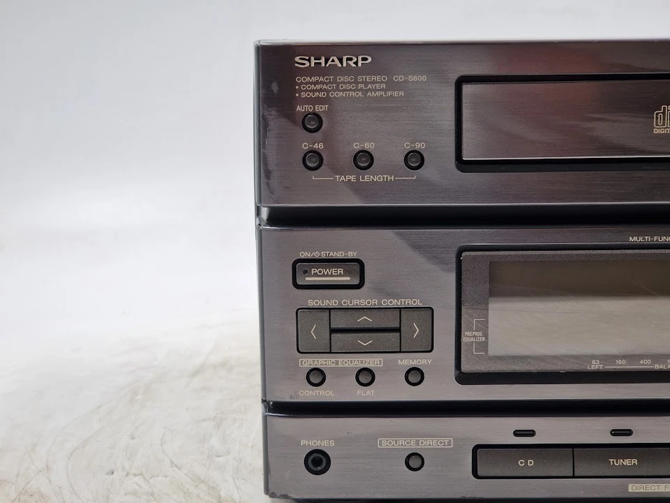 Sharp CD-S600 Compact Disc Player - Working, No Accessories - Image 2 of 4