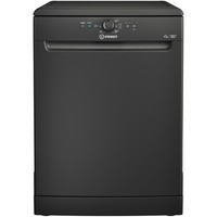 Indesit D2FHK26BUK Freestanding Dishwasher 14-Place Push & Go Fast & Clean Black