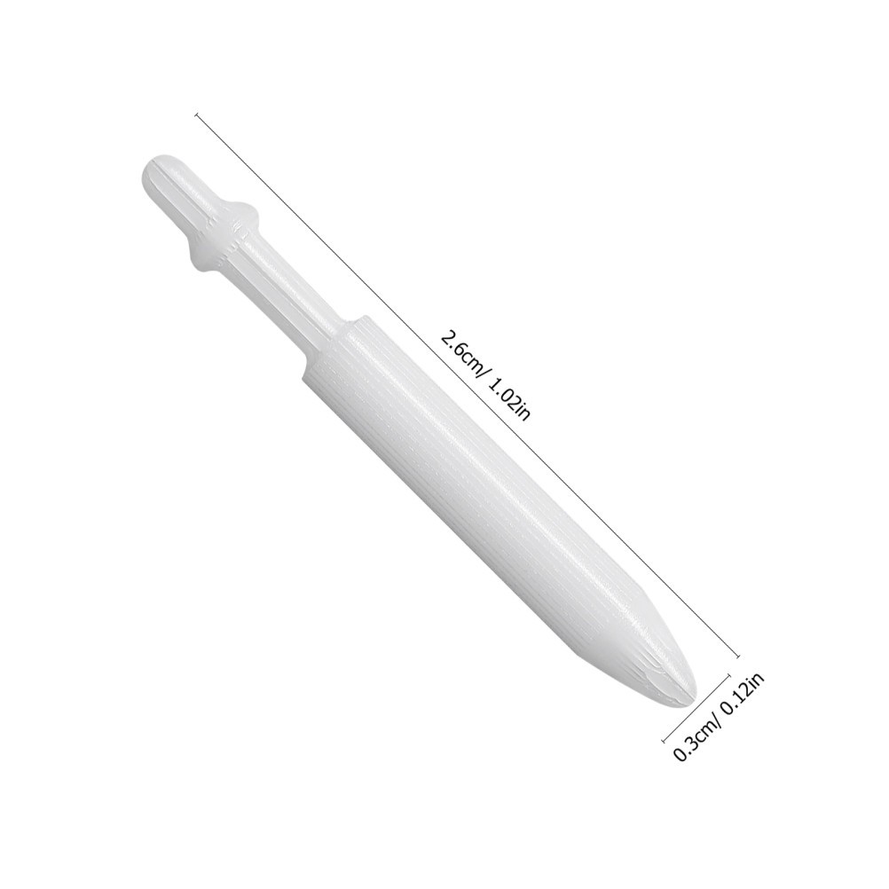  55pcs Paint Marker Nibs: 0.7mm White Nylon Tips Replacement - Refillable Fine