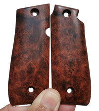 Gorgeous Grips for Colt Mustang Plus II Government 380 Amboyna Burl Wood 7