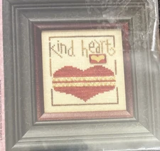 Vtg Rare Heart in Hand 2003 Collector's Heart Cross Stitch 2003 Kit
