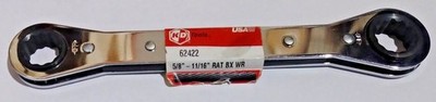 KD Tools 62422 Ratcheting Box End Wrench 5/8'' x 11/16'' USA