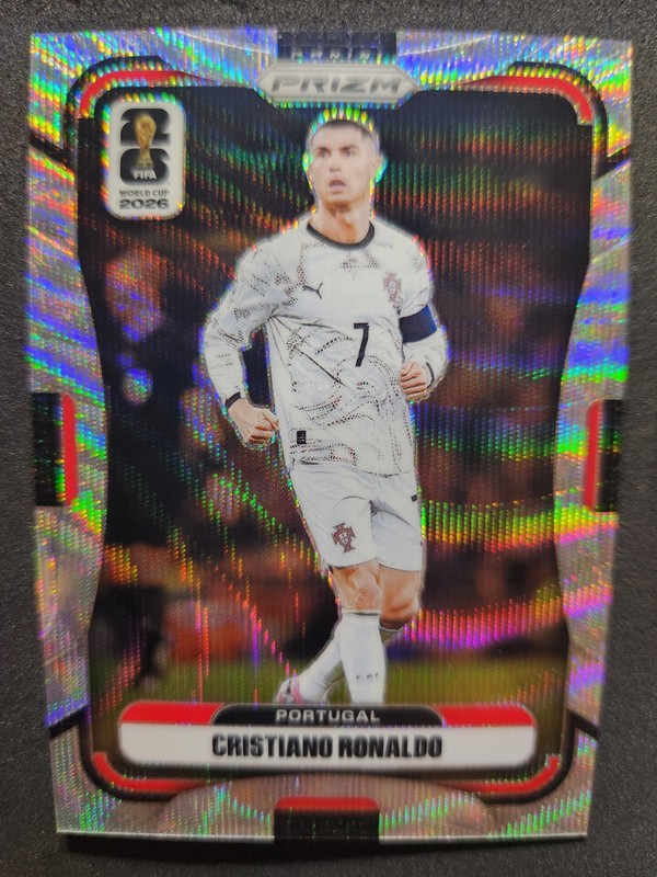 2026 Panini Prizm World Cup Cristiano Ronaldo Wave Prizm Portugal O638