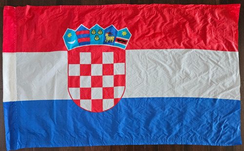 Flag - Banner - Fahne - Drapeau - Military - Croatia - Original Wartime