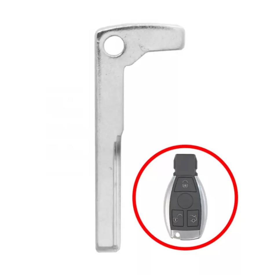 KEY CUT BY PHOTO FOR MERCEDES BENZ SMART INSERT EMGERENCY KEY KEYLESS ...