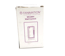 Fanimation WC1WH 3-Speed Touch Fan Wall Control White New
