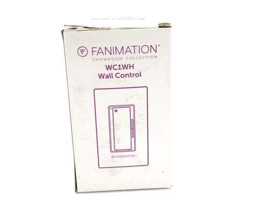 Fanimation WC1WH 3-Speed Touch Fan Wall Control White New - Picture 1 of 3