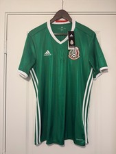 Adidas México 2016/2017 Home Jersey Oribe Peralta Autographed Large