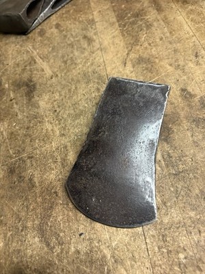 Vintage 3-1/4 Lb Wide Connie Bit Axe Head Tool Marked NH Superior Cast Steel USA