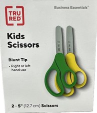 True Red Kids Scissors 5 Inch 2 Pcs
