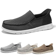 Men's Casual Slip-on Loafers Step in Shoes for Men Hands Free Breezy Comfort