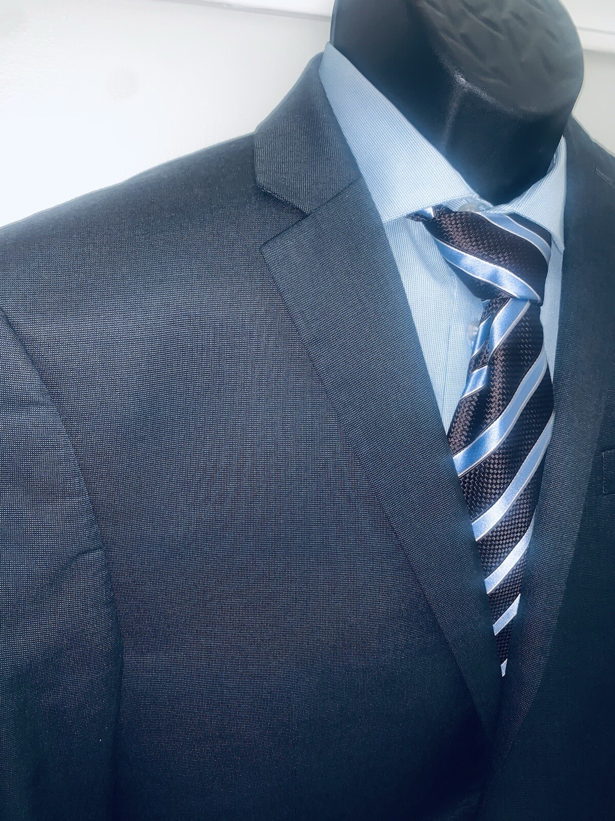 Men's Michael Kors Blazer Solid Gray 2 Button Pol… - image 9