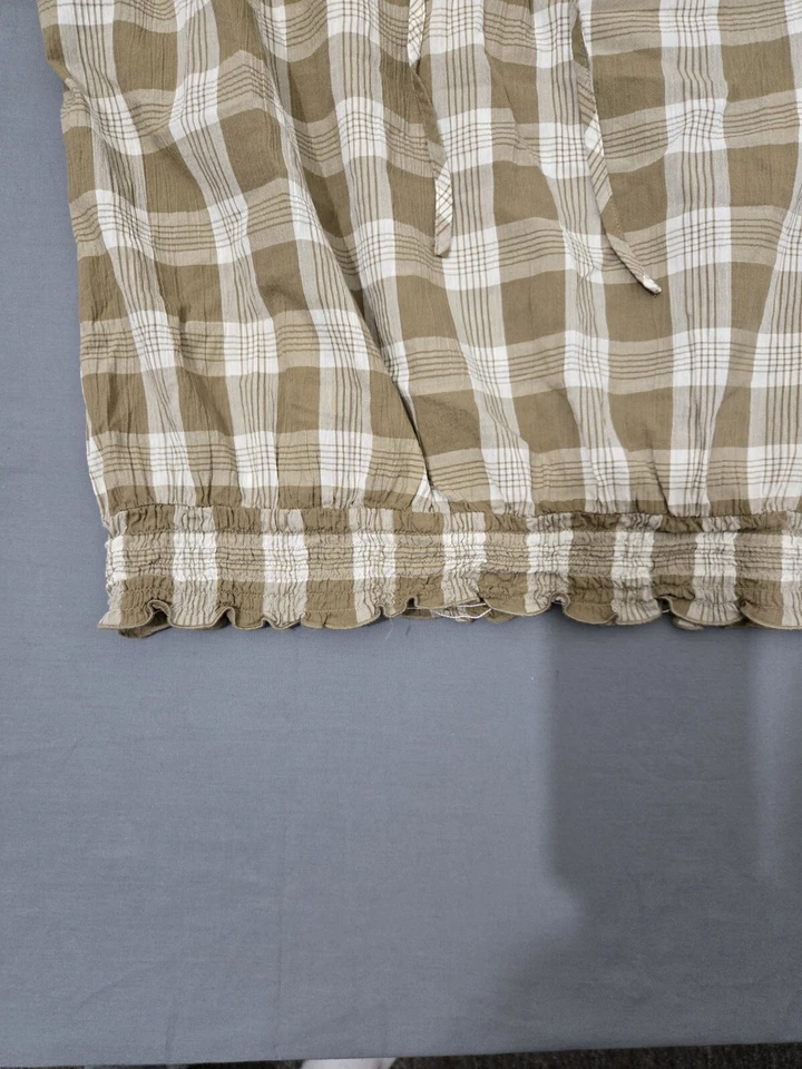 Camisa sin mangas Patagonia para mujer 12 estampado de franela marrón  Foto 4 de 4