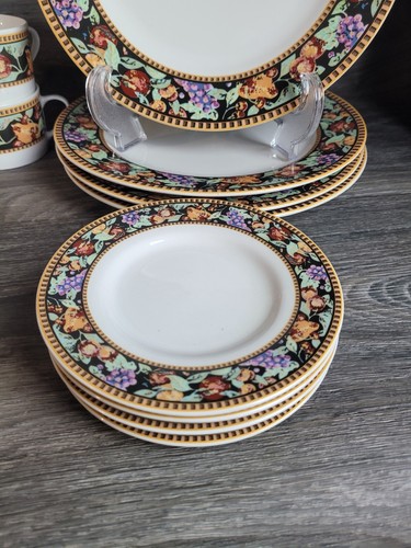 Set 20pc White/Floral Design Gibson China - Picture 5 of 20