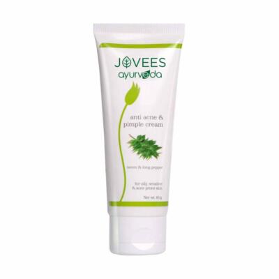 Jovees Ayurveda Neem & Long Pepper Anti a-cne and P-imple Cream 60gm.