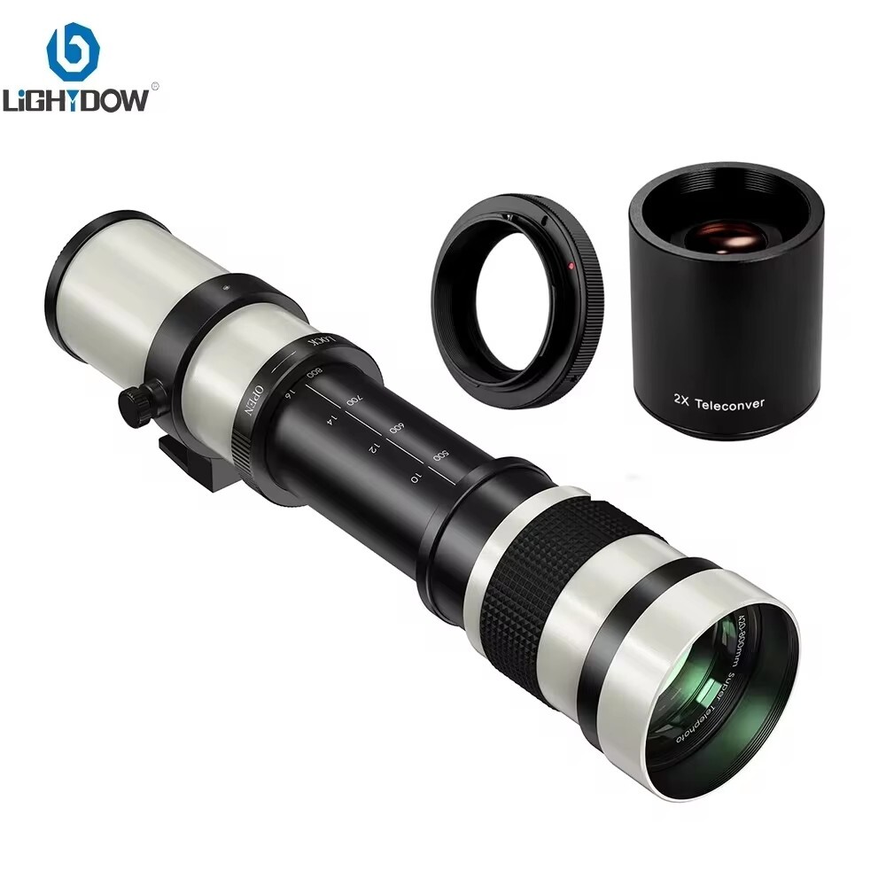 Lightdow 420-800mm F8.3 Full Frame Telephoto Lens for Canon Nikon