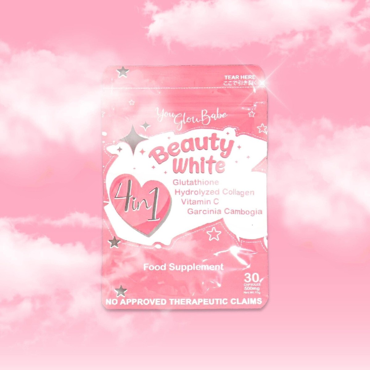You Glow Babe Beauty White 4 in 1 Glutathione Capsule Japan Formula (3  PACK) | eBay