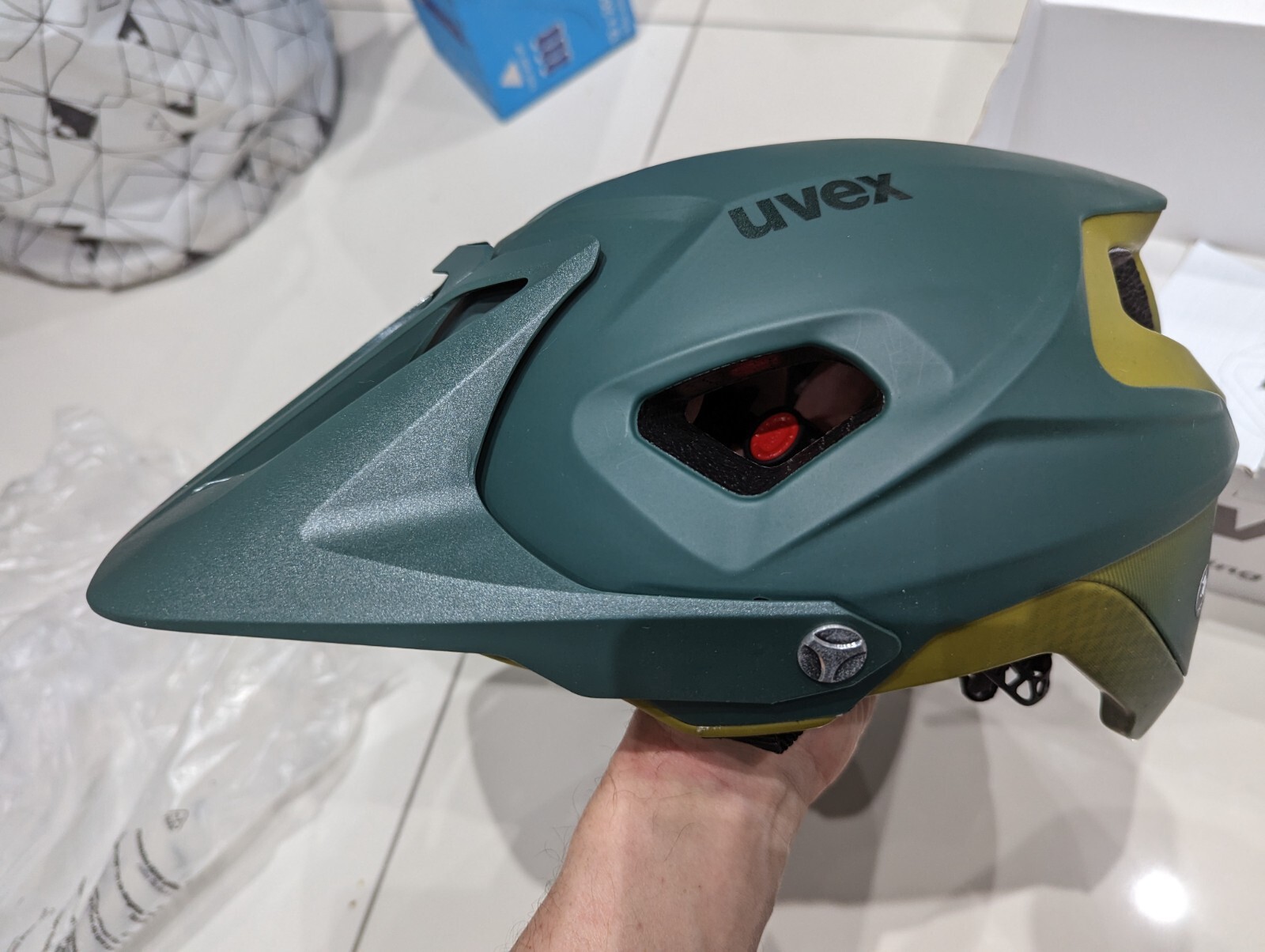 Uvex Quatro Integrale Casco Tocsen Bosque Mostaza Mat 56-61cm