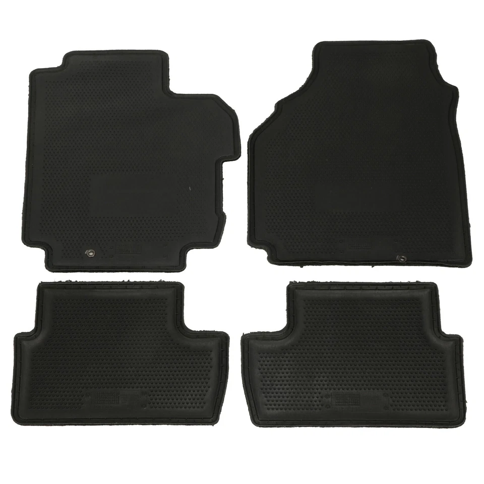 NUEVO OEM NISSAN SENTRA SE-R 2007-2012 JUEGO ALFOMBRILLAS ALFOMBRILLAS DELANTERAS TRASERAS NEGRAS Foto 2 de 3