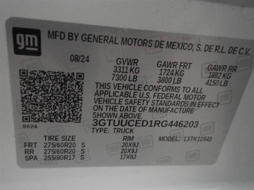 2024 Sierra 1500 Alternator 1627582 - Picture 10 of 11