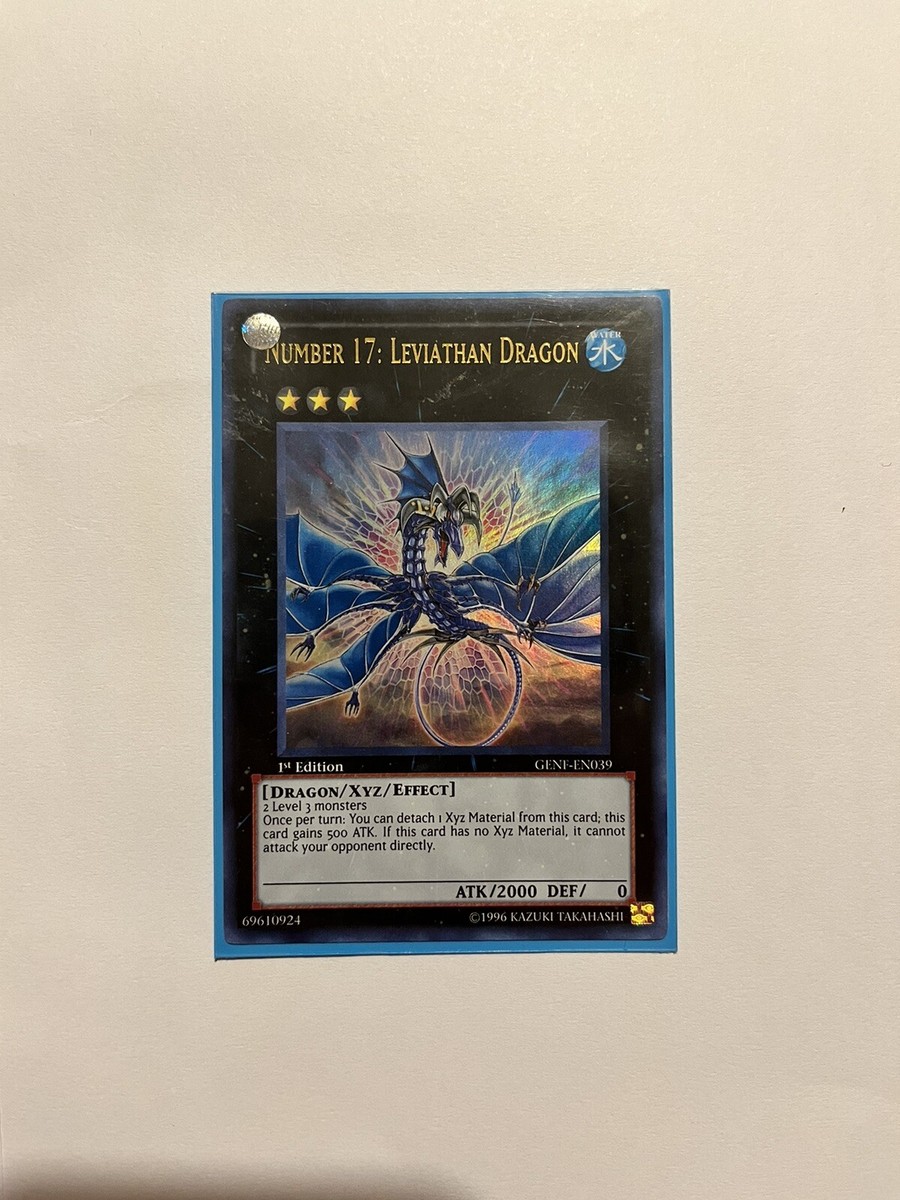 Number 17: Leviathan Dragon 1st Edition Ultra Rare Yugioh Card