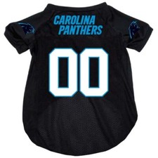 Carolina Panthers NFL dog jersey V3 version sizes