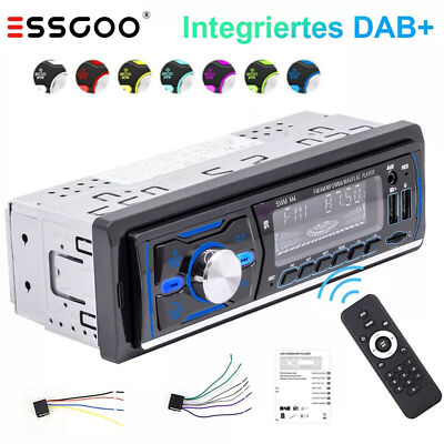 Bluetooth Autoradio MP3 Car Player mit Freisprecheinrichtung USB SD Aux FM 1 DIN