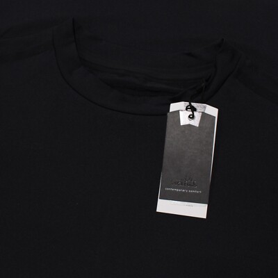Wahts NWT Short Sleeve T-Shirt Size Medium in Solid Black Nylon Blend