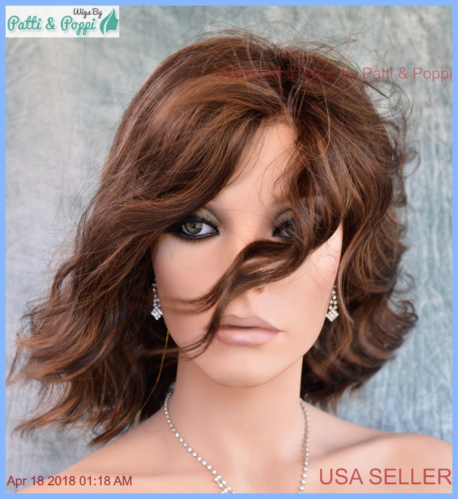 Scarlett Jon Renau Wavy Medium Smart Lace Wig FS6/30/27 Toffee Truffle