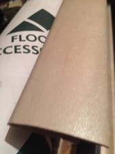 Quickstep Cream Tile Effect Laminate Flooring Ramp Threshold