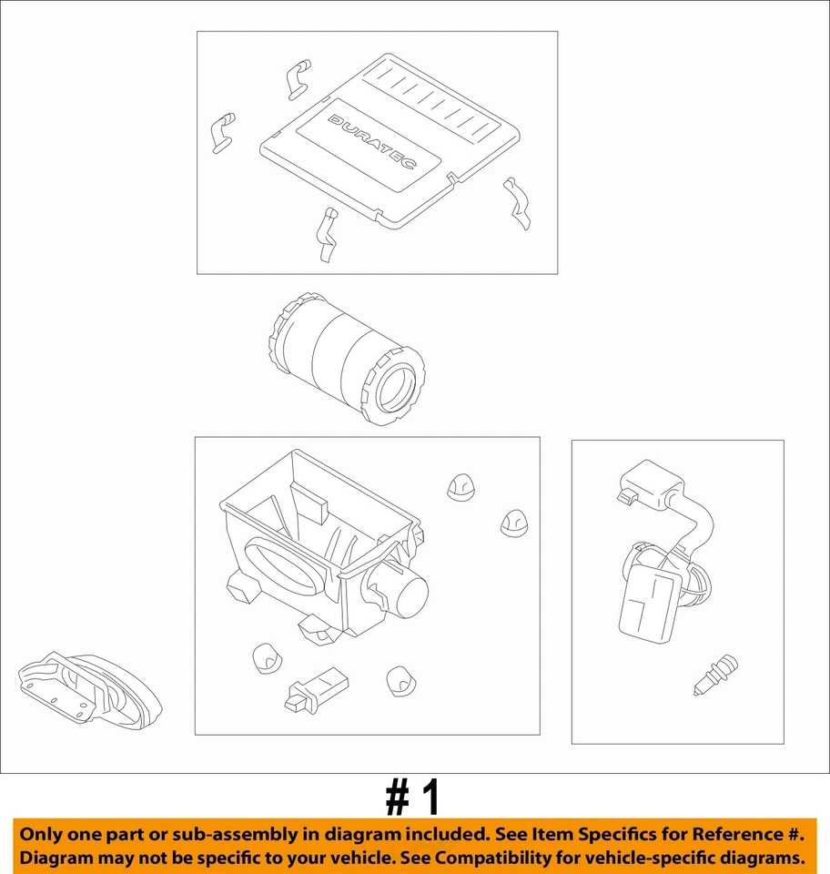 Used Air Cleaner Assembly fits: 2010 Mercury Mariner 3.0 Grade A - Image 4 of 4