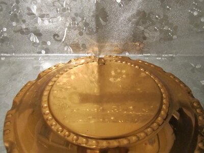 Assiette Décorative En Cuivre Véritable - Diamètre 28,3 Cm - Poids 390g - Fabriquée En France