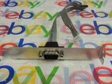 New Serial DB9 DB-9 PC Header with Bracket and Ribbon Cable for PC Desktop