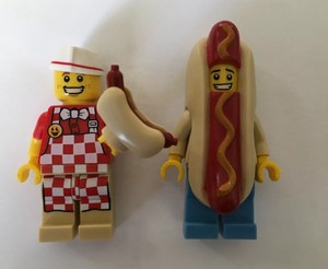 lego hot dog minifigure