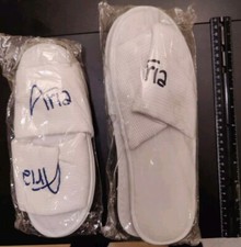 2 PAIRS ARIA Hotel House Slippers, NEW , 1 Small  1 LARGE Size