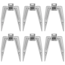 6 Sets Grilled Chicken Rack Accessories Roaster Poultry Forks Kitchen