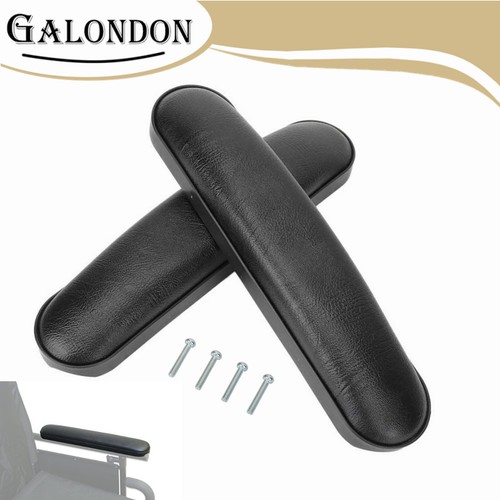 Wheelchair Armrest Padded 1 Pair Length PU Leather Chair Arm Pads eBay