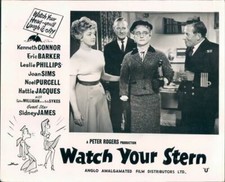 Carry On Watch Your Stern Kenneth Connor Joan Sims Leslie Phillips Lobby Card