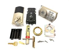 Kwikset Smart Code 913 Touchpad Electronic Deadbolt Keyless Entry Nickle
