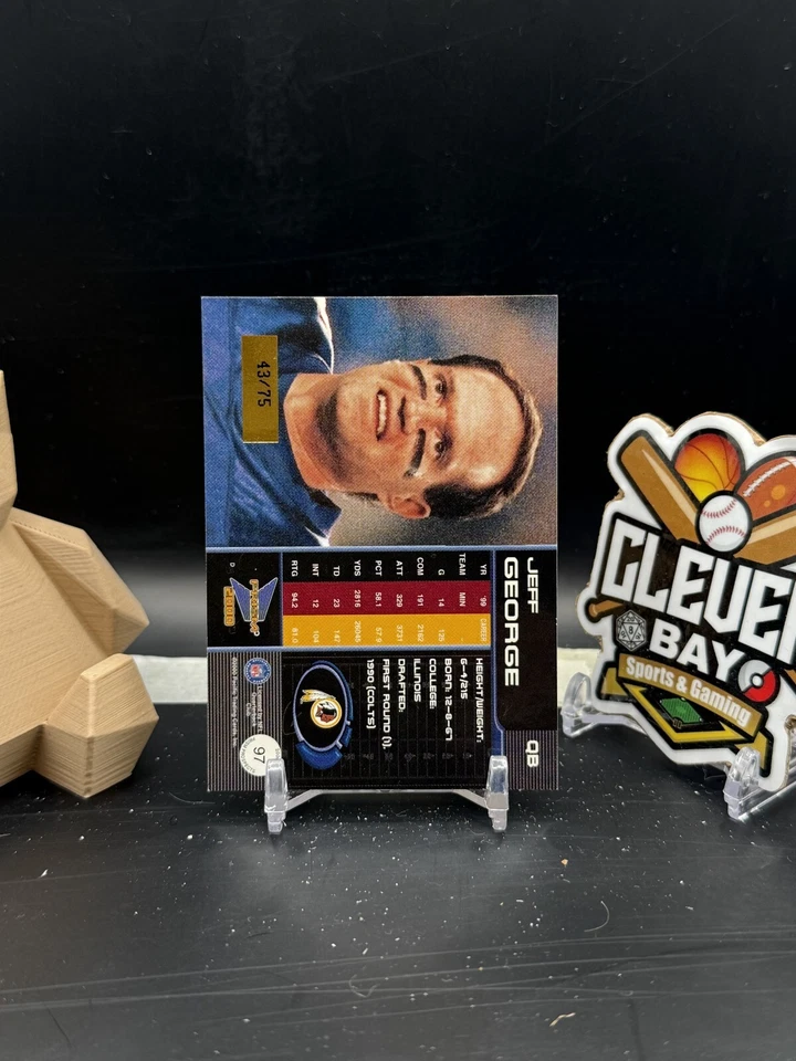 Jeff George 2000 Pacific Prism Prospects /75 (JMR) - Image 2 of 2