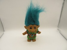 Ace Novelty Vintage Treasure Troll Blue Hair With Blue Diamond