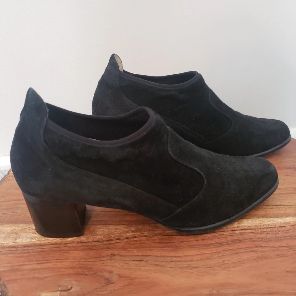 Ros Hommerson Mujer Gamuza Cuero Botines Zapatos Talla 8 Gótico Bruja Grunge Foto 3 de 4