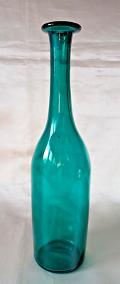 Wiliam IV / E.Victoria Bristol grün Glas Wein/Spirituosen Flasche Dekanter um 1830/40