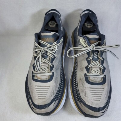 Hoka One One Bondi 5 Mens Running Shoes Grey Navy Gold 1014757 CGMN Size 11.5 Hoka One One Bondi 5 Sneakers for Men for Sale | Shop Men main image 3