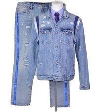 Cult Of Individuality Denim Men Jacket 2XL / Jean Pant Size 40x33