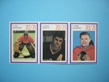1970/71 ESSO POWER PLAYERS STAMP PANEL JIM RUTHERFORD GILLES MAROTTE DESJARDINS